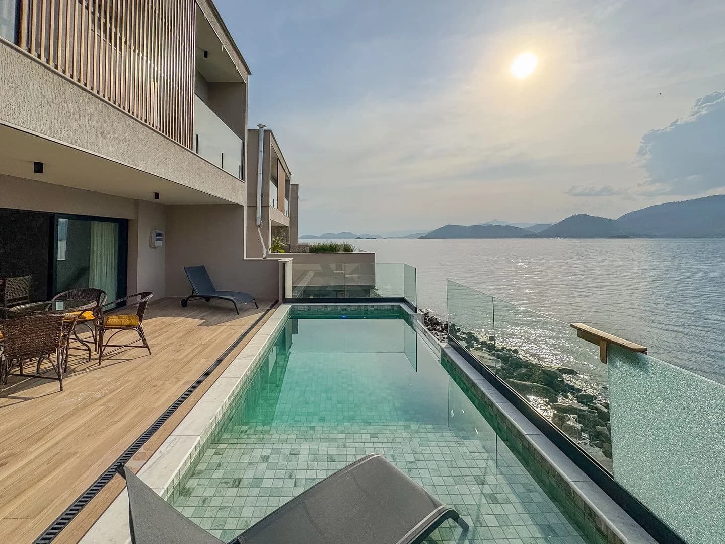 Your seaside retreat with the sunset as your backdrop